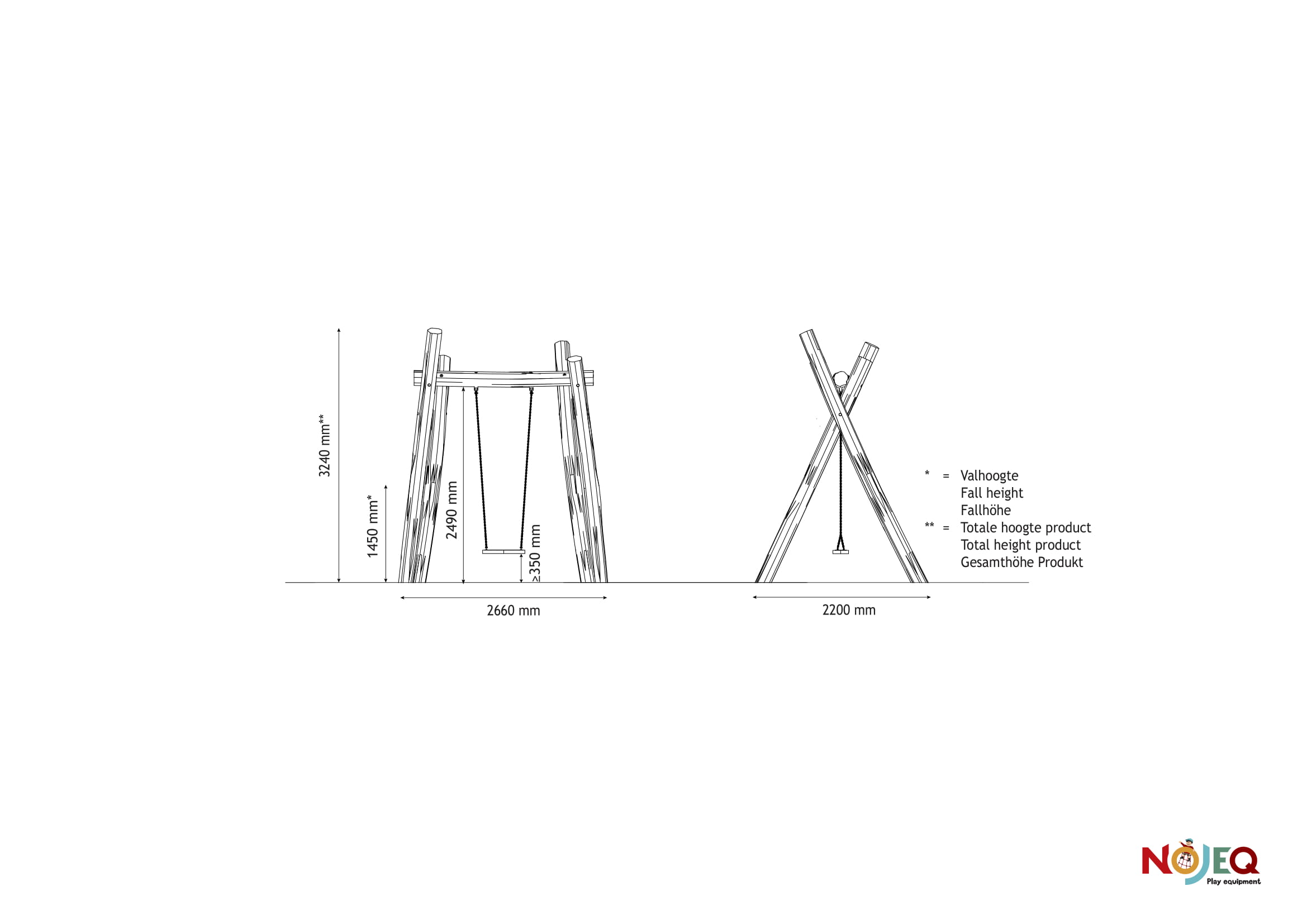 specificaties 1-persoons schommel 249cm_premium-1